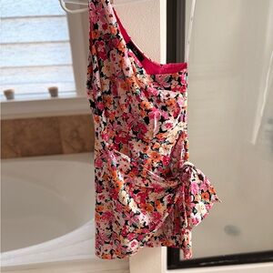 Lulu's Pink Floral Dress